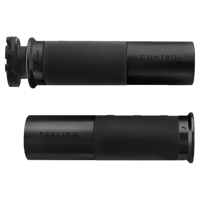 Rizoma Lenkergriffe Icon, Ø22 mm, Paar, schwarz