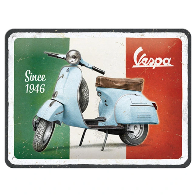 Vespa Mini-Nostalgie Blechschild VESPA