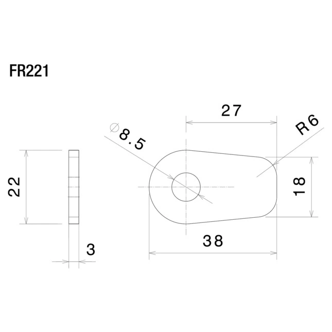 Rizoma Montagesatz für Rizoma Blinker