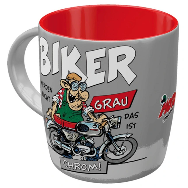Motomania Becher "Biker werden nicht grau"