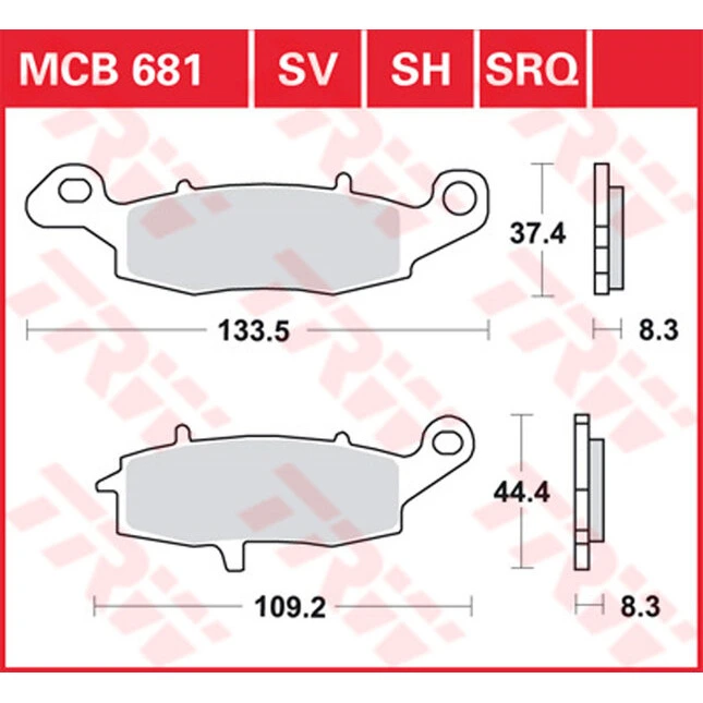 TRW Sintermetall Bremsbeläge