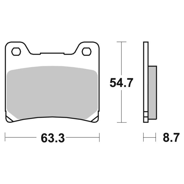 Brembo Bremsbeläge Organisch Carbon Ceramic