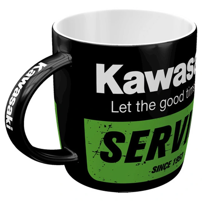 Kawasaki "Service" Becher