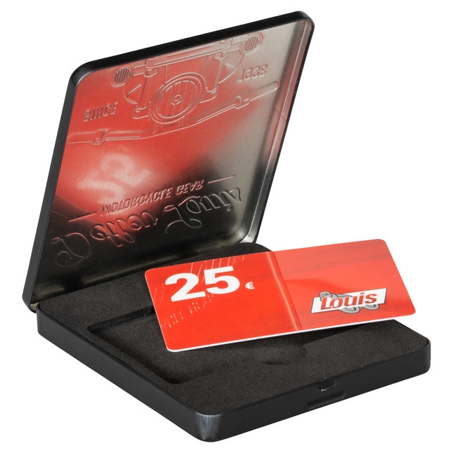 Detlev Louis Metall-Geschenkbox für Geschenk-Karten
