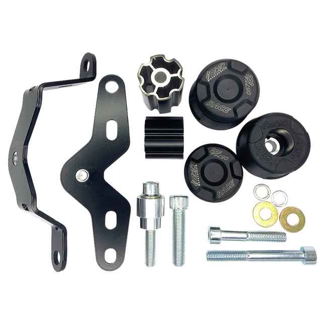 GSG Mototechnik GSG STURZPAD-SATZ DUO, KIT SILBER