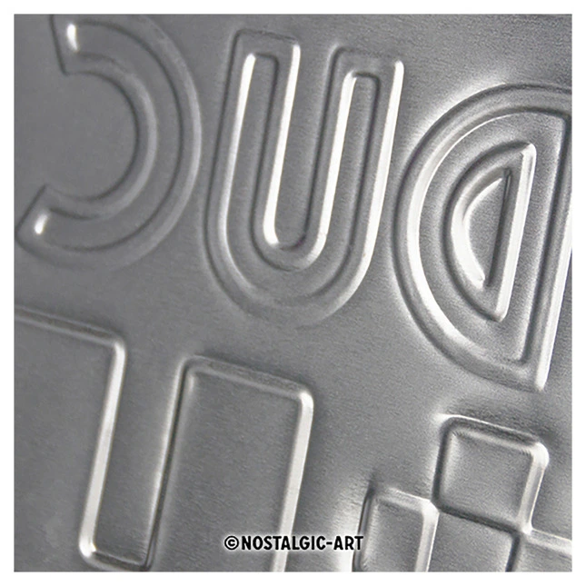 Ducati Corse Blechschild Rund, 3D-Geprägt