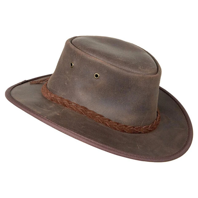 Barmah Hats Lederhut