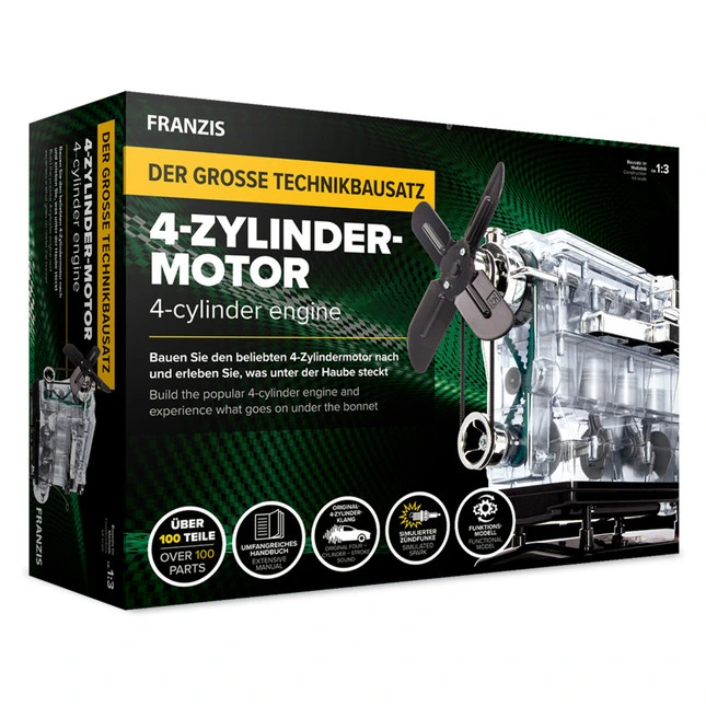 Franzis Das FRANZIS Lernpaket 4-Zylinder-Motor