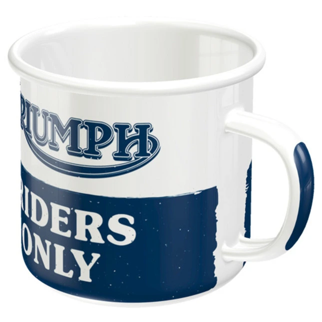 Triumph Emaille-Becher Triumph Drivers Only