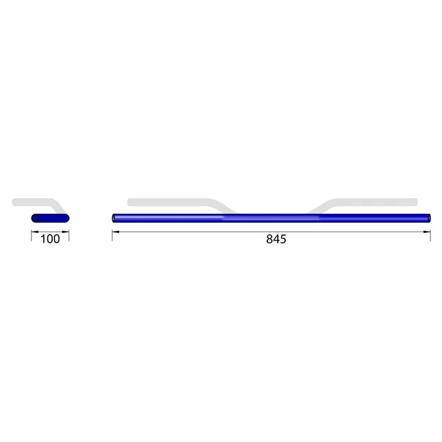 Highsider Drag Bar Wide Lenker mit H-D Sicke LD2