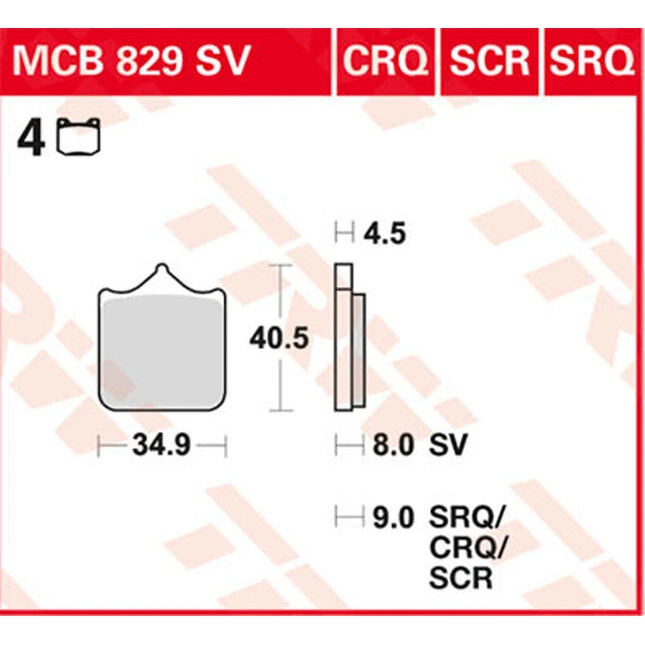 TRW Sintermetall Bremsbeläge