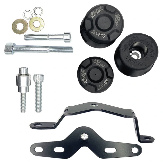 GSG Mototechnik GSG STURZPAD-SATZ DUO, KIT SILBER