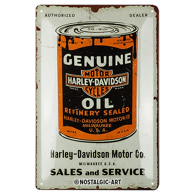 Harley-Davidson H-D Blechschild Genuine
