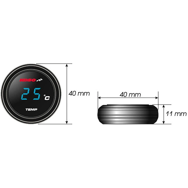 Koso Coin-Thermometer