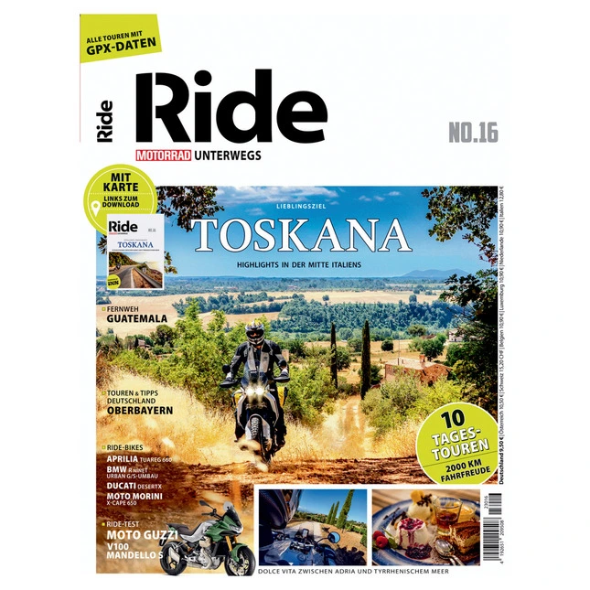 Motorrad RIDE Motorrad unterwegs - Toskana