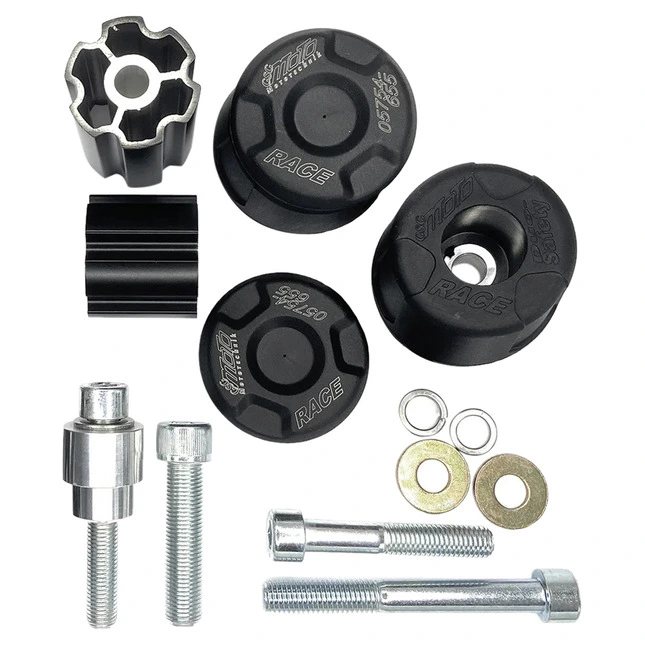GSG Mototechnik GSG STURZPAD-SATZ DUO, KIT SCHWARZ