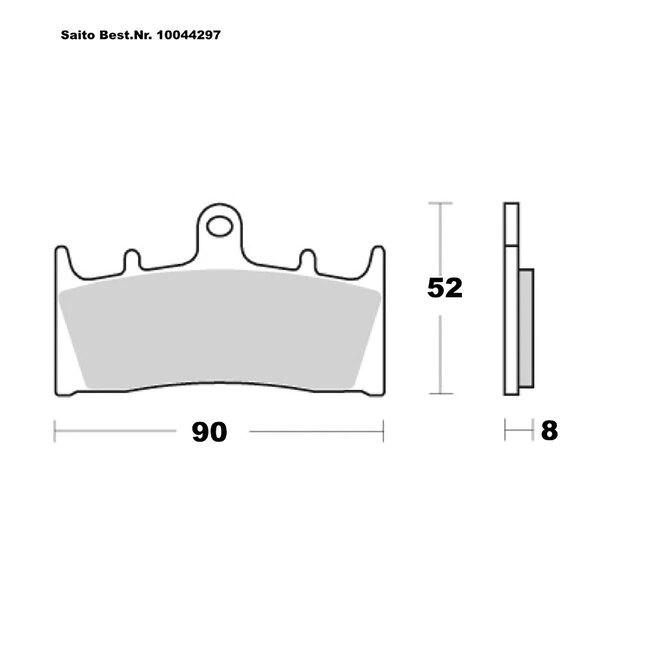 Louis Parts Bremsbeläge organisch