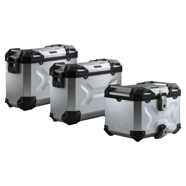 SW-Motech TRAX ADV Koffer-Komplettset silber