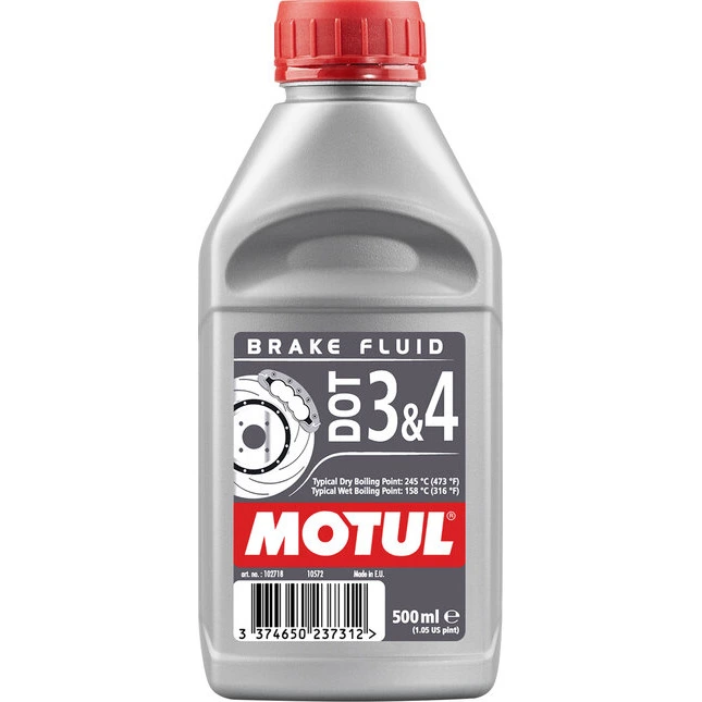 Motul Bremsflüssigkeit Dot 3 & 4, 0,5L