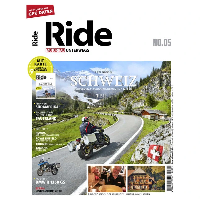 Motorrad RIDE Motorrad unterwegs - Schweiz