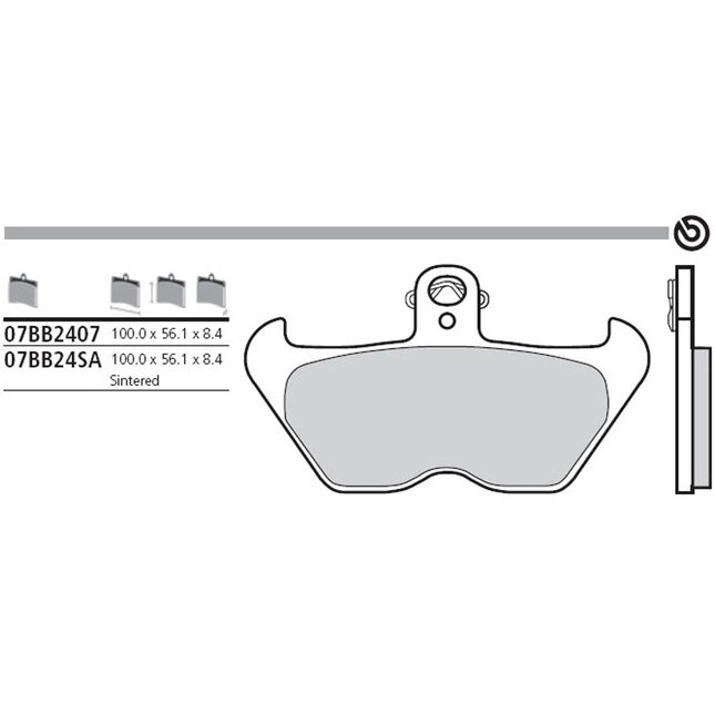 Brembo Bremsbeläge Sintermetall