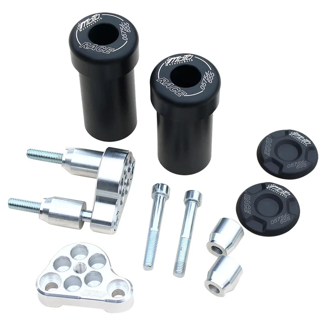 GSG Mototechnik GSG STURZPAD-SATZ DUO, KIT SILBER