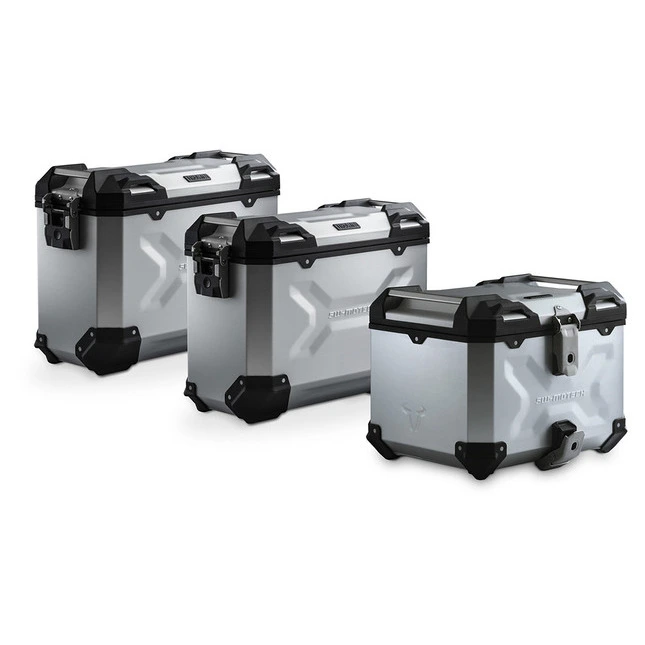 SW-Motech TRAX ADV Koffer-Komplettset silber