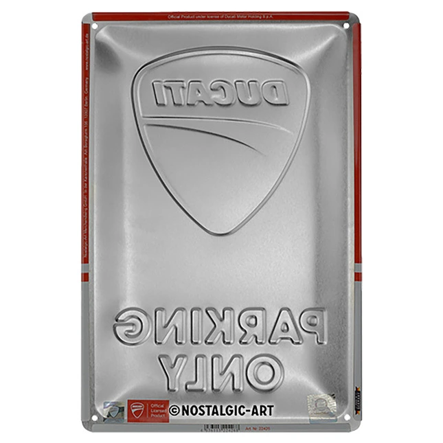 Ducati Corse Blechschild Ducati "Parking Only"