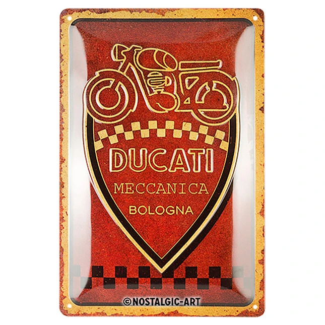 Ducati Corse Ducati Blechschild Meccanica