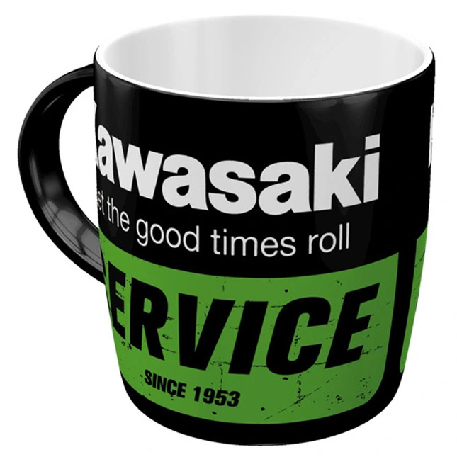 Kawasaki "Service" Becher