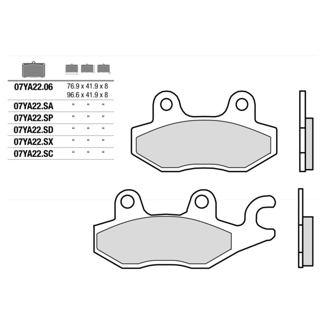 Brembo Bremsbeläge Sintermetall