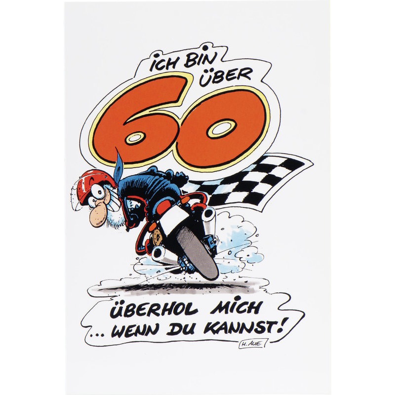 MOTOmania GlückwunschKarte "Ich bin über 60" kaufen Louis Motorrad