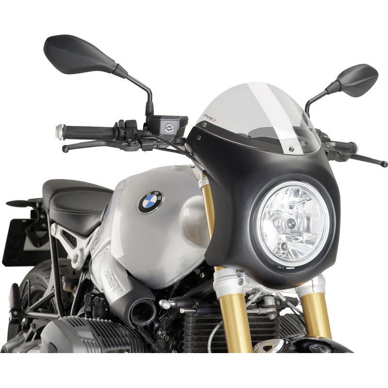 Buy Puig handlebar Fairing with ABE black and tinted screen Louis