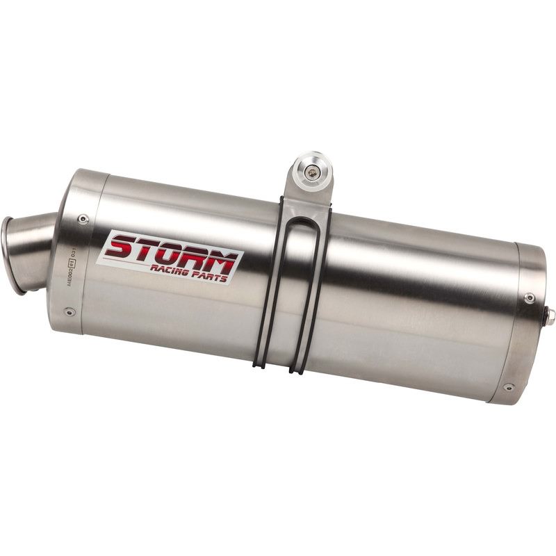 Storm OVAL Exhaust steel approved for KAWASAKI ZX9R 1998 />
