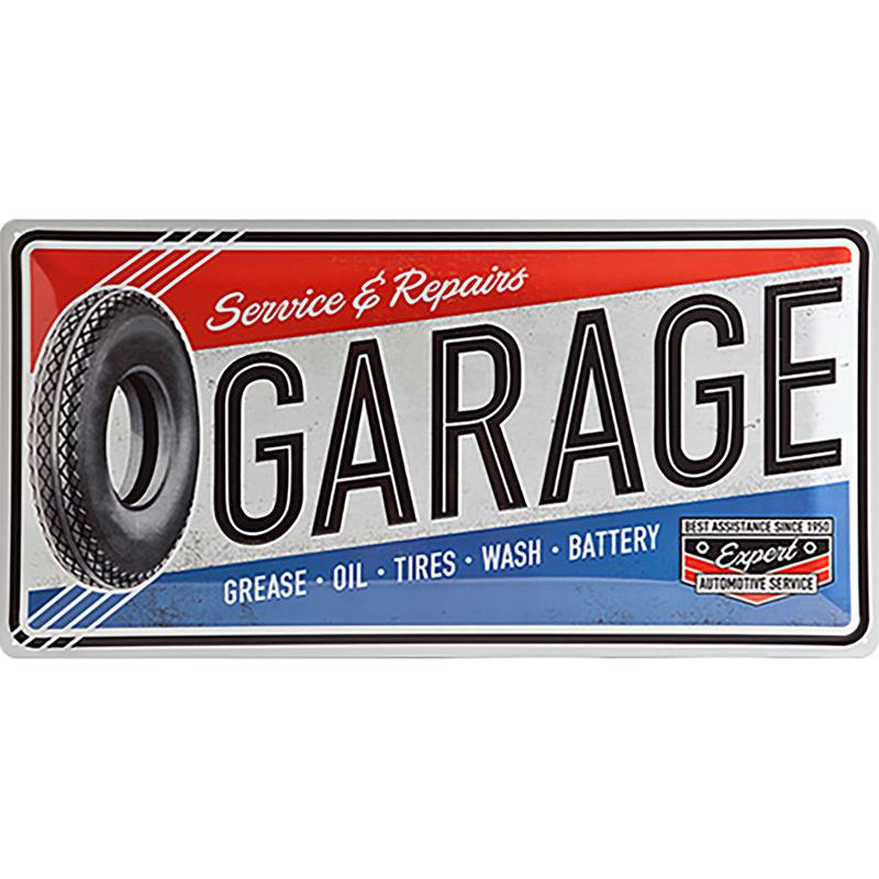 Blechschild "Garage" Maße: 50x25cm kaufen | Louis Motorrad ...
