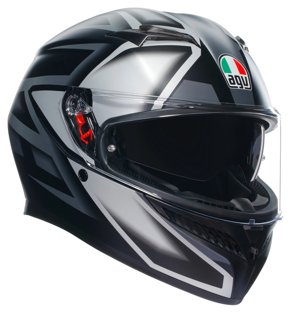 AGV C3 2.6 Composé Casque Intégral Mat Noir Gris L