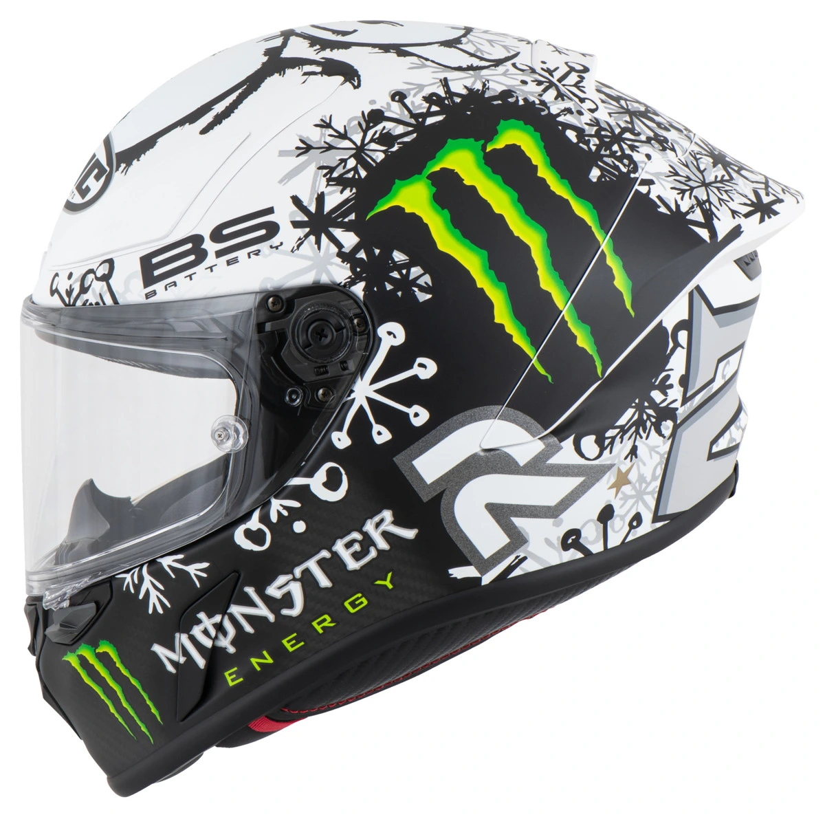 HJC Rpha 1 V2 Carbone Snow.Diab. MC10SF Casque Intégral