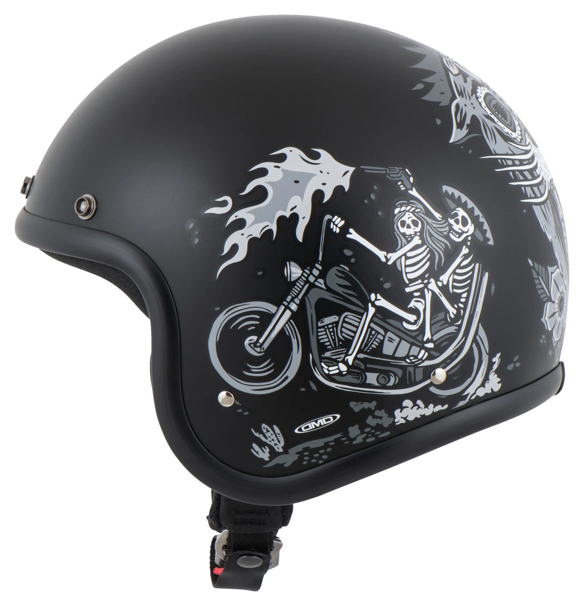 DMD Retro Ghost Rider Casque Jet