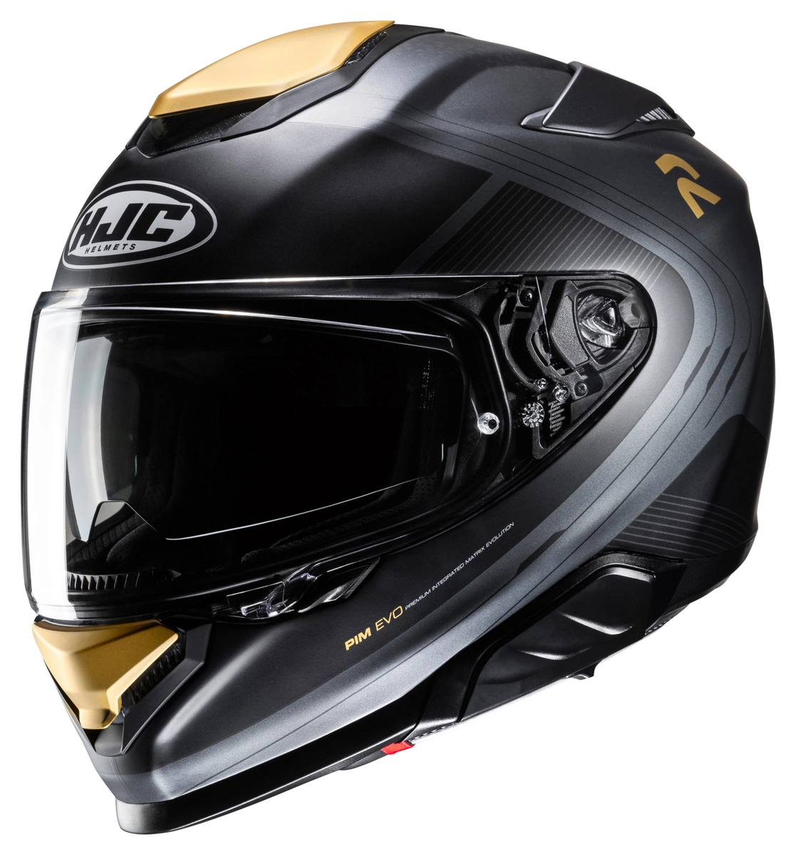 HJC Rpha 71 Frepe MC9SF Casque Intégral Mat Noir Doré