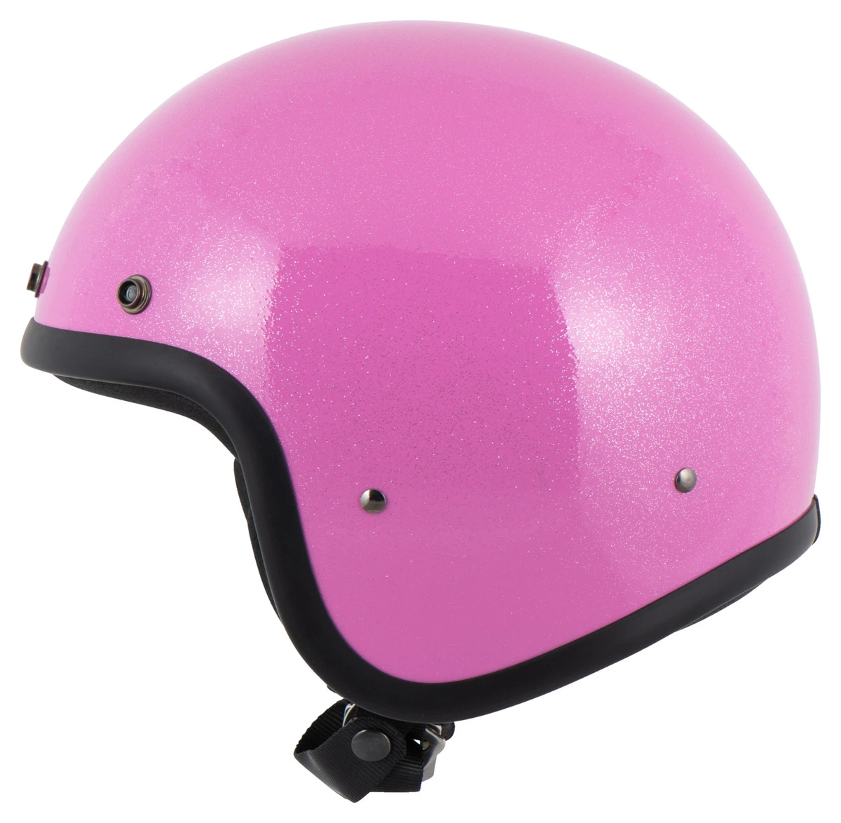 DMD Retro Glitter Pink Casque Jet