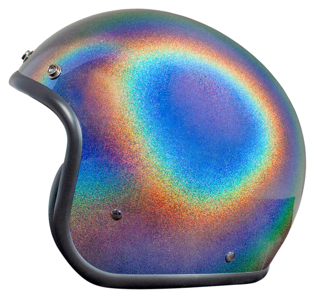 DMD Retro Rainbow Casque Jet
