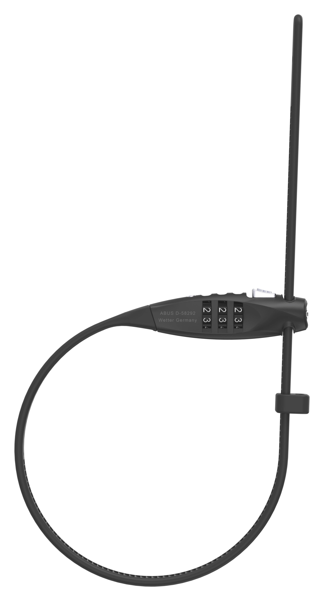 Abus ABUS TRAVELGUARD BLACK CABLE TIE COMBIN. LOCK