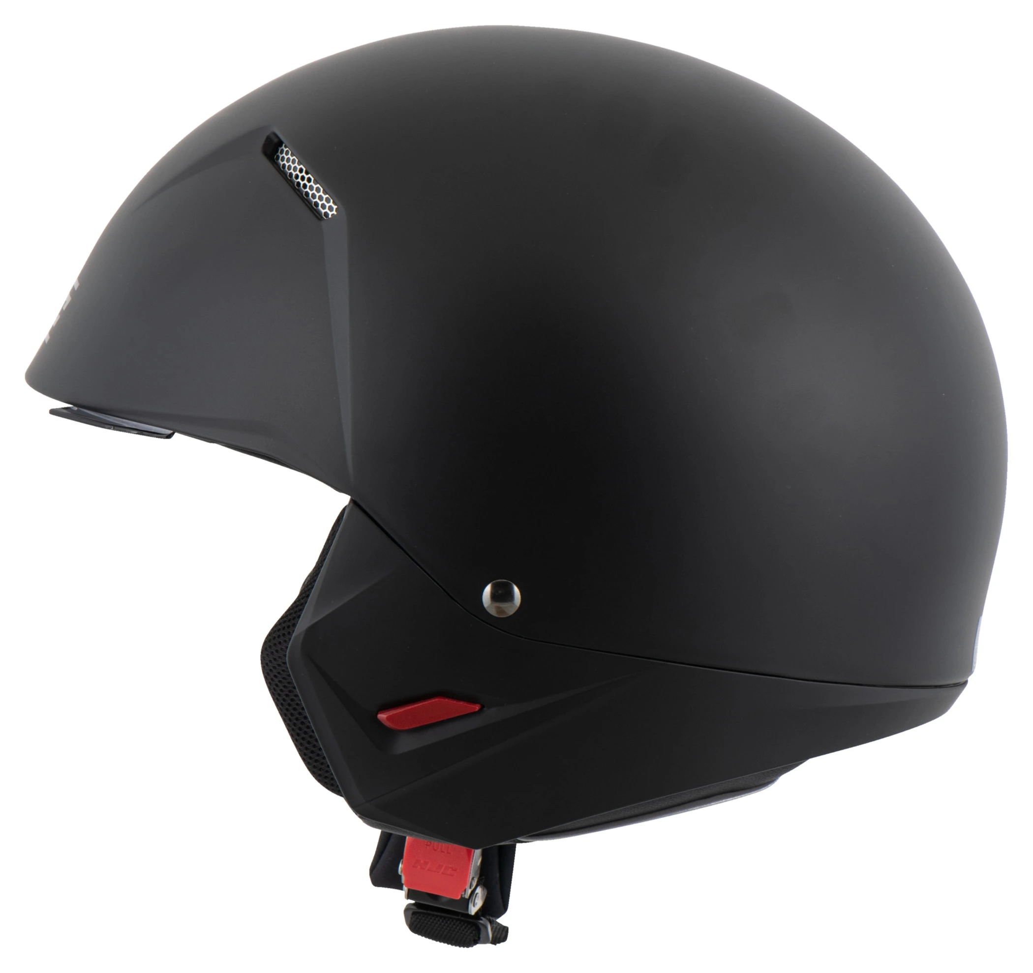 HJC Casco Jet Moto I40 – Grigio Opaco, Taglia M (57/58 Cm) – Leggero In Policarbonato Con Visiera Lunga E Protezione Solare – Omologato ECE 22.05