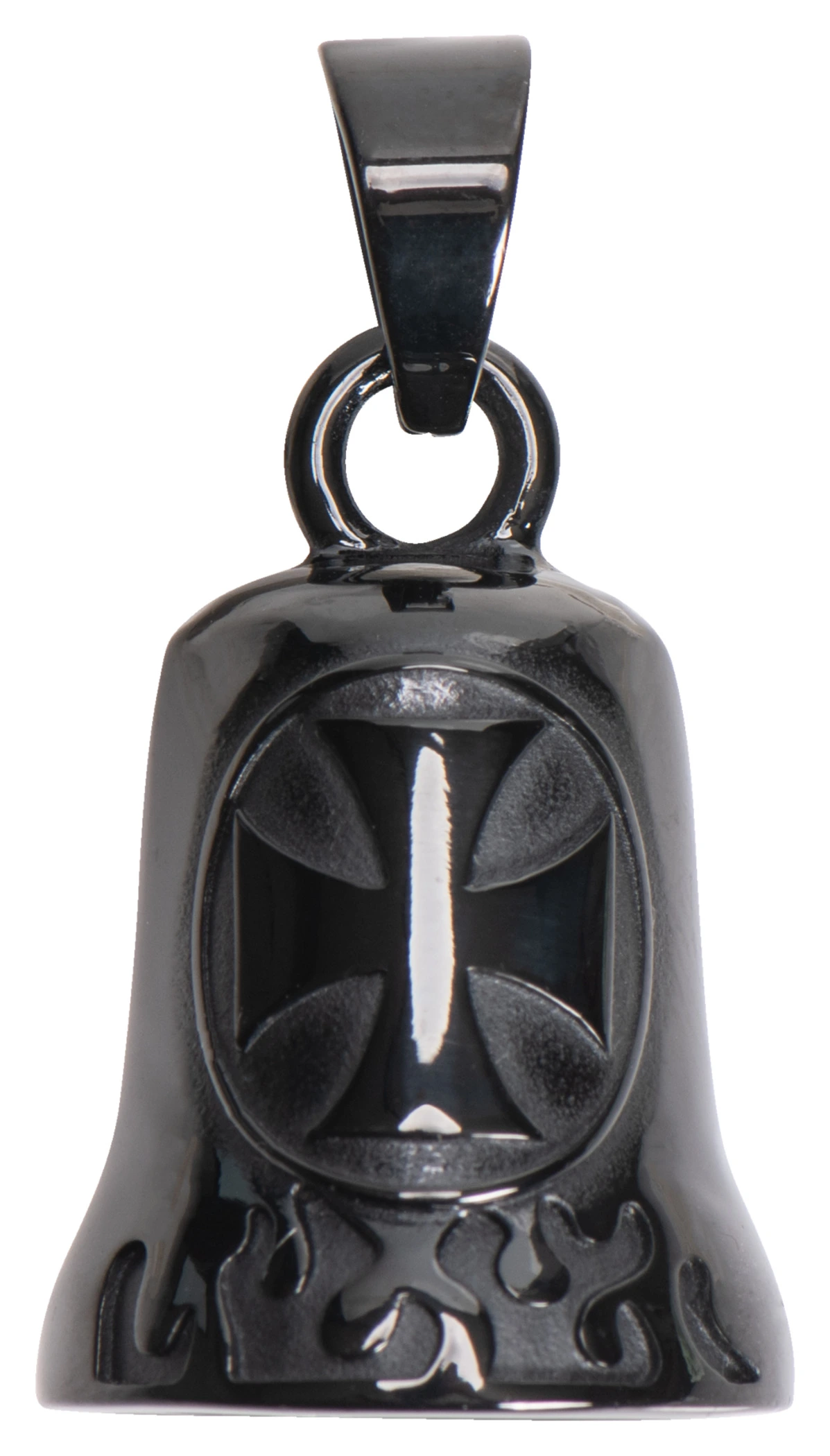 Louis BIKER BELL *IRON CROSS* SCHWARZ EDELSTAHL