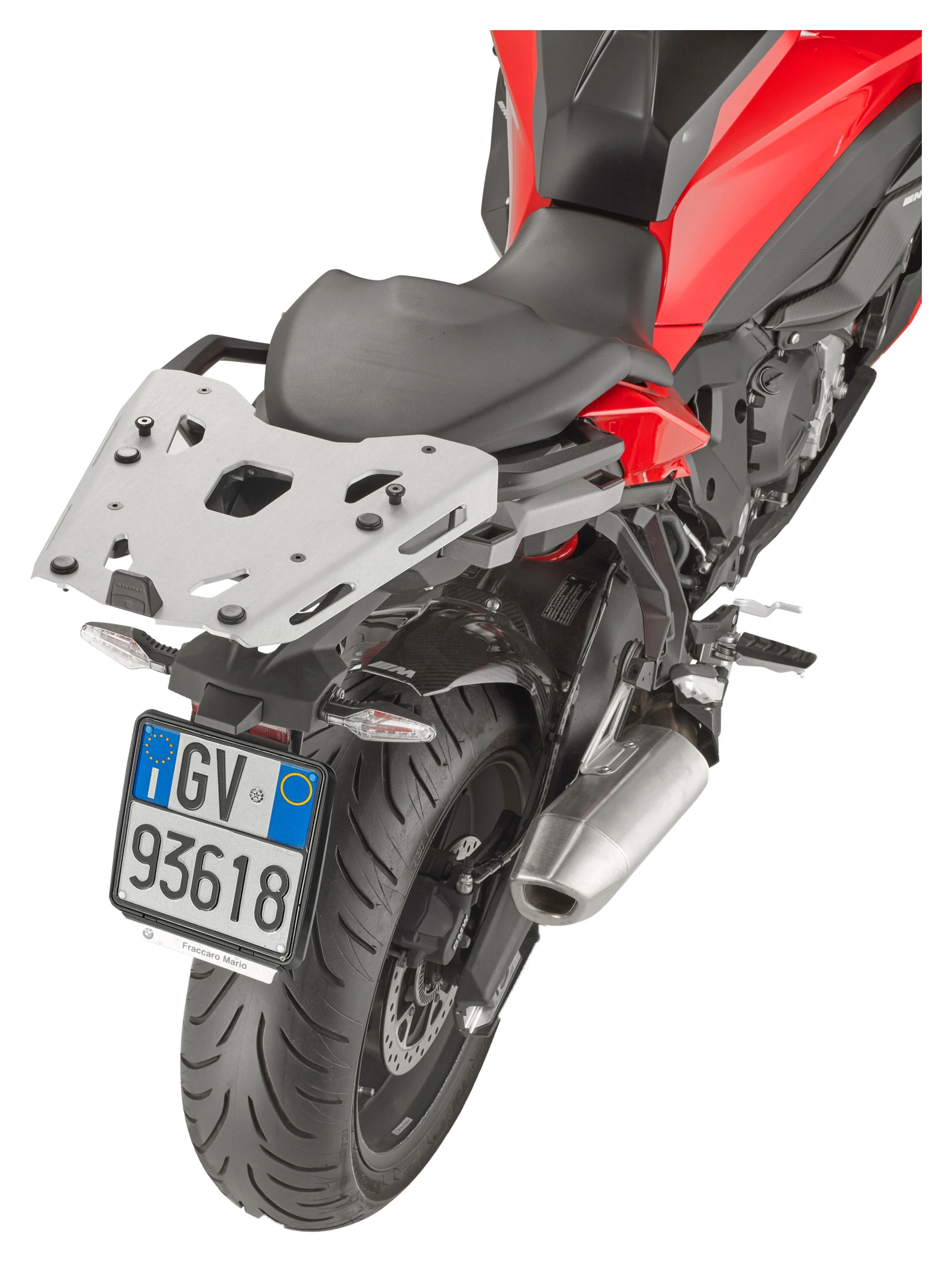 Givi SR19 Topcase-Drager Zwart Voor Monokey Koffer - Motor Bagagedrager