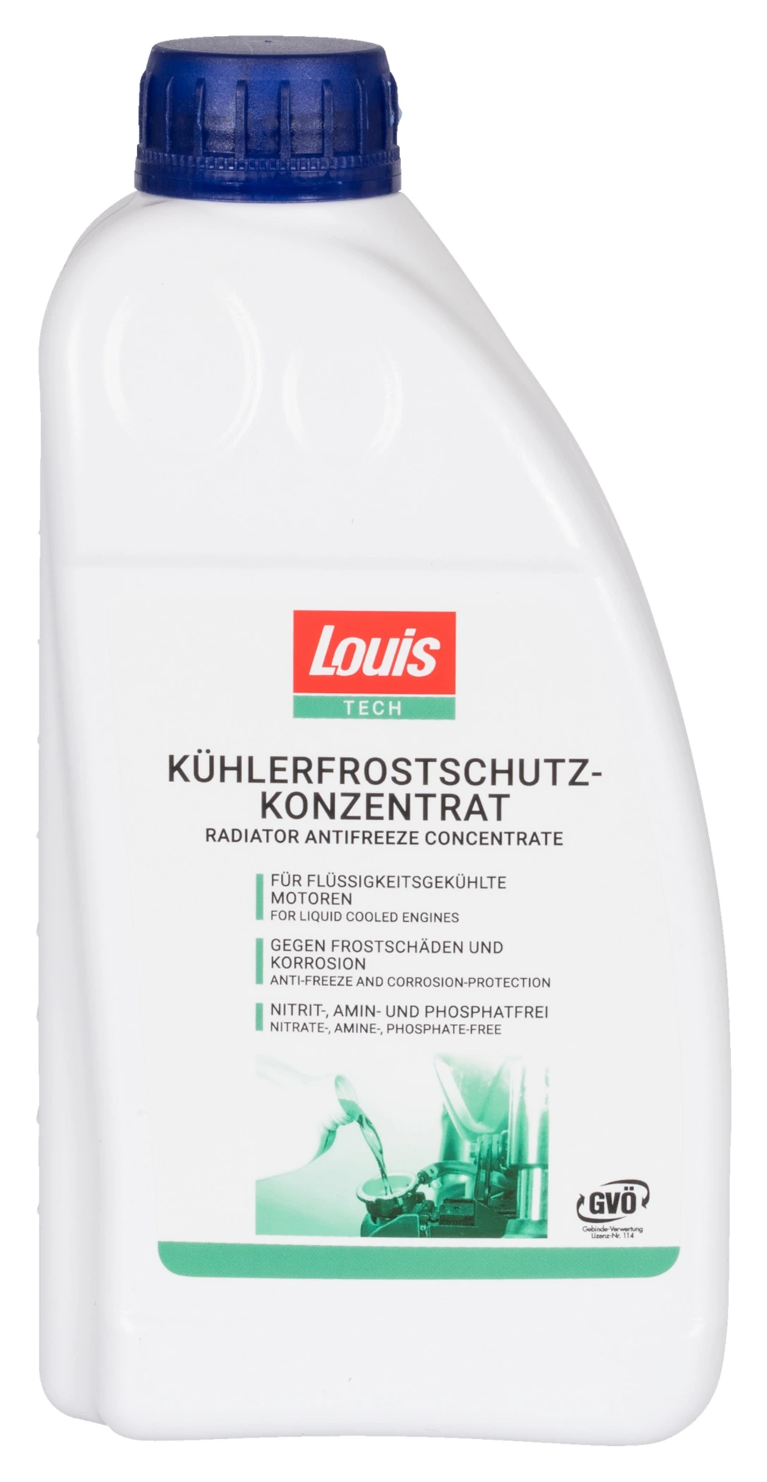 Louis Tech LOUIS RADIATOR ANTIFREEZE CONCENTRATE, 1 LITRE