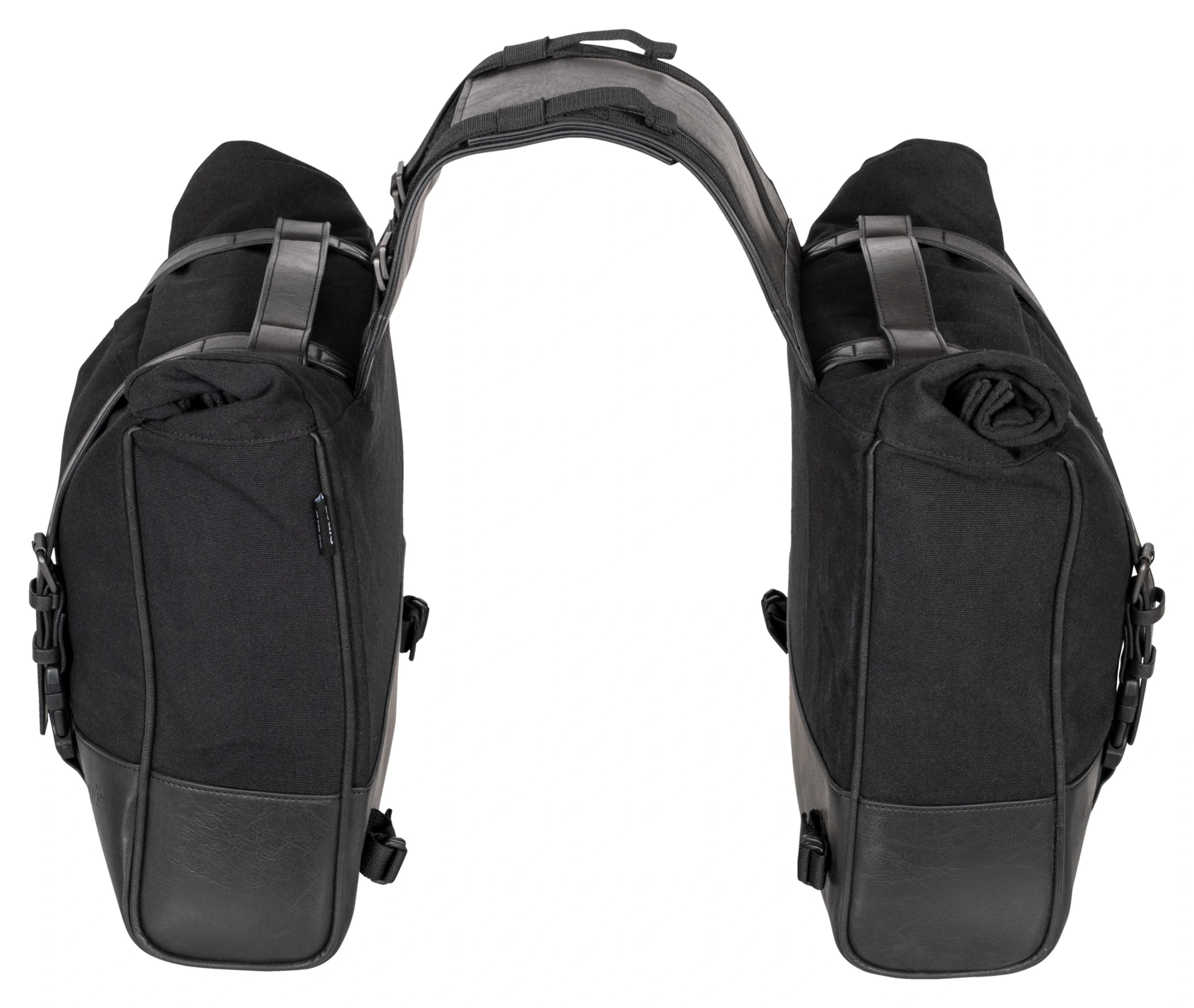 Louis LOUIS SADDLEBAGS CANVAS BLACK lowcost Louis 🏍️