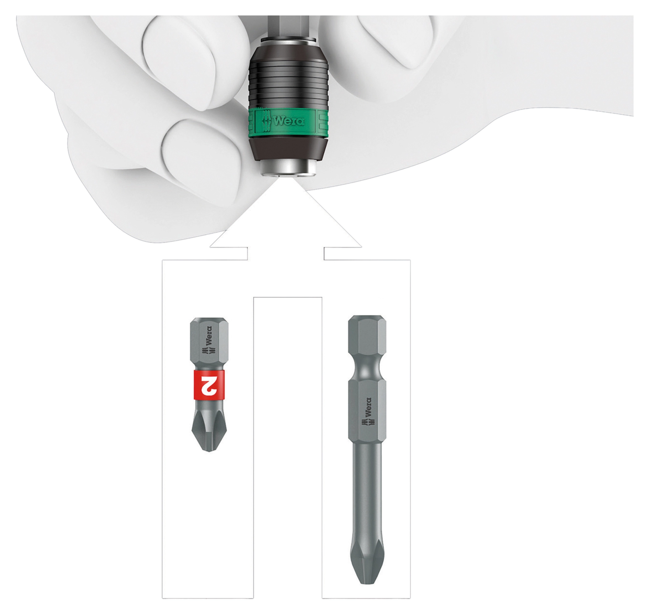Supporto Manuale Wera 837 I RA Con Cricchetto - 9x115 Mm, Per Lame Compatte VDE, Ergonomico