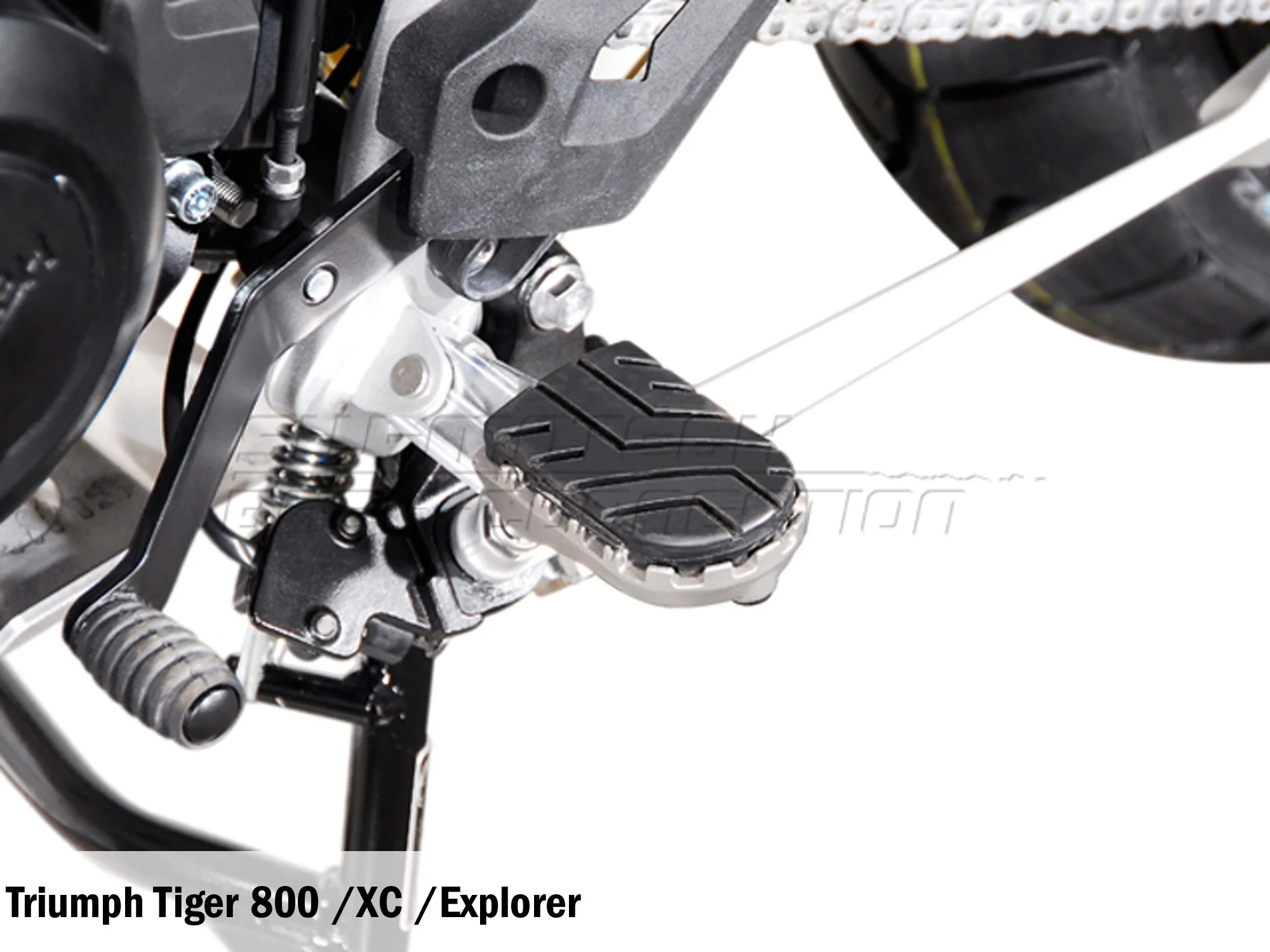 Kit Poggiapiedi SW-Motech Ion Per Moto - Regolabili In Altezza, In Alluminio Fresato CNC E Acciaio Inox, Antiscivolo, Per Honda E Suzuki