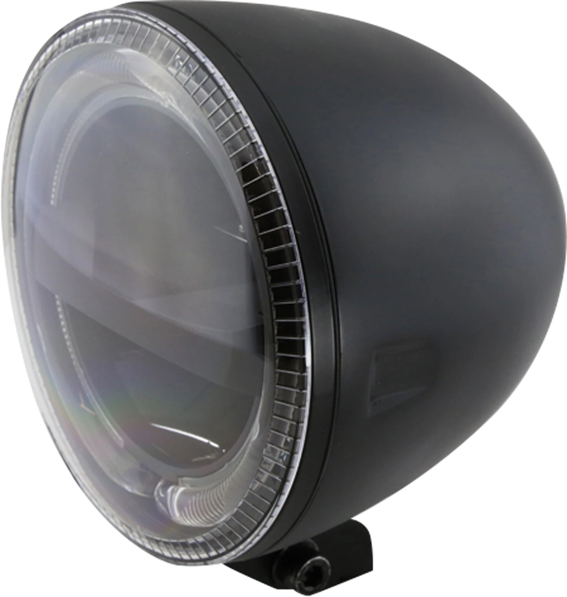 HIGHSIDER Fanale Posteriore A LED ProtonThree Per Moto – Omologato E, Nero, 12x12mm